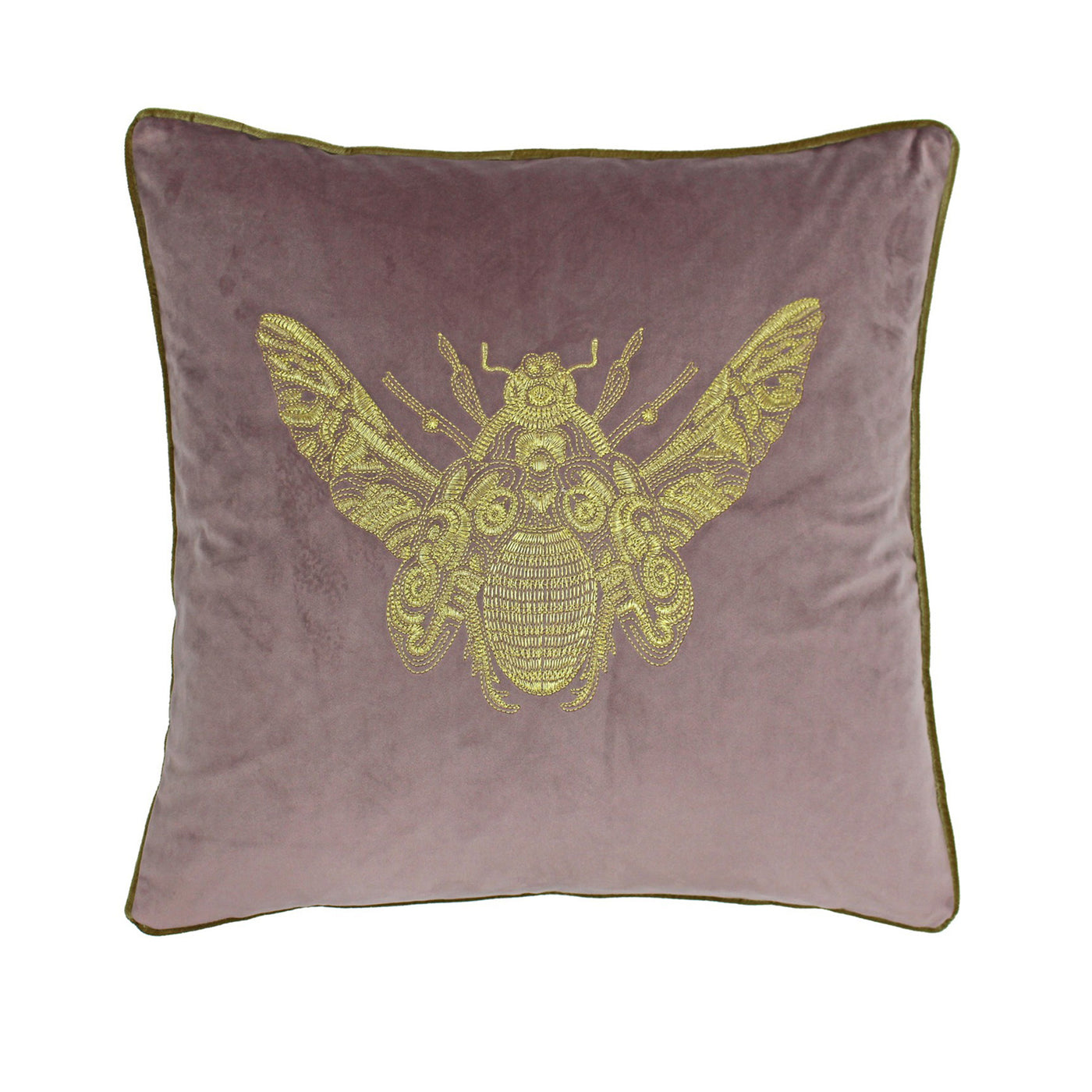 Cushion - Bee Velvet Dusky Pink 50x50cm