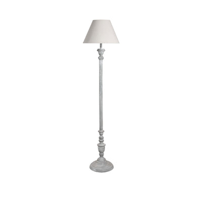 Burford - Floor Lamp Grey & Beige