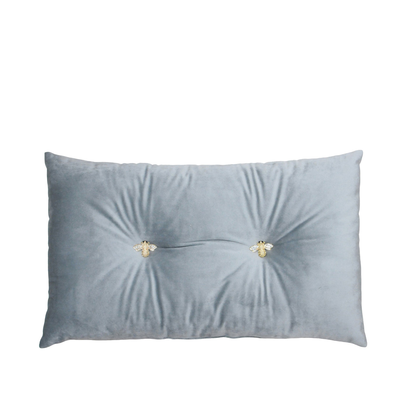 Cushion - Bee Velvet Silver Grey 30x50cm