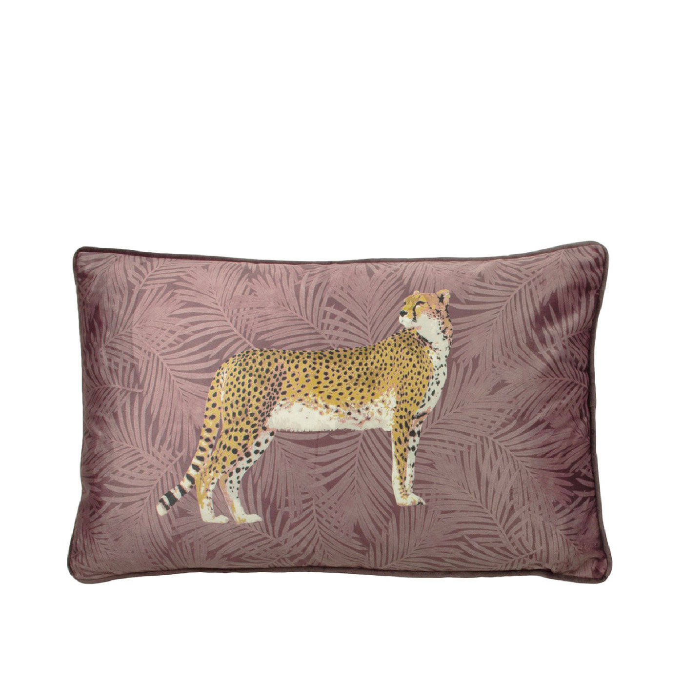 Cushion - Cheetah Velvet Blush 30x50cm