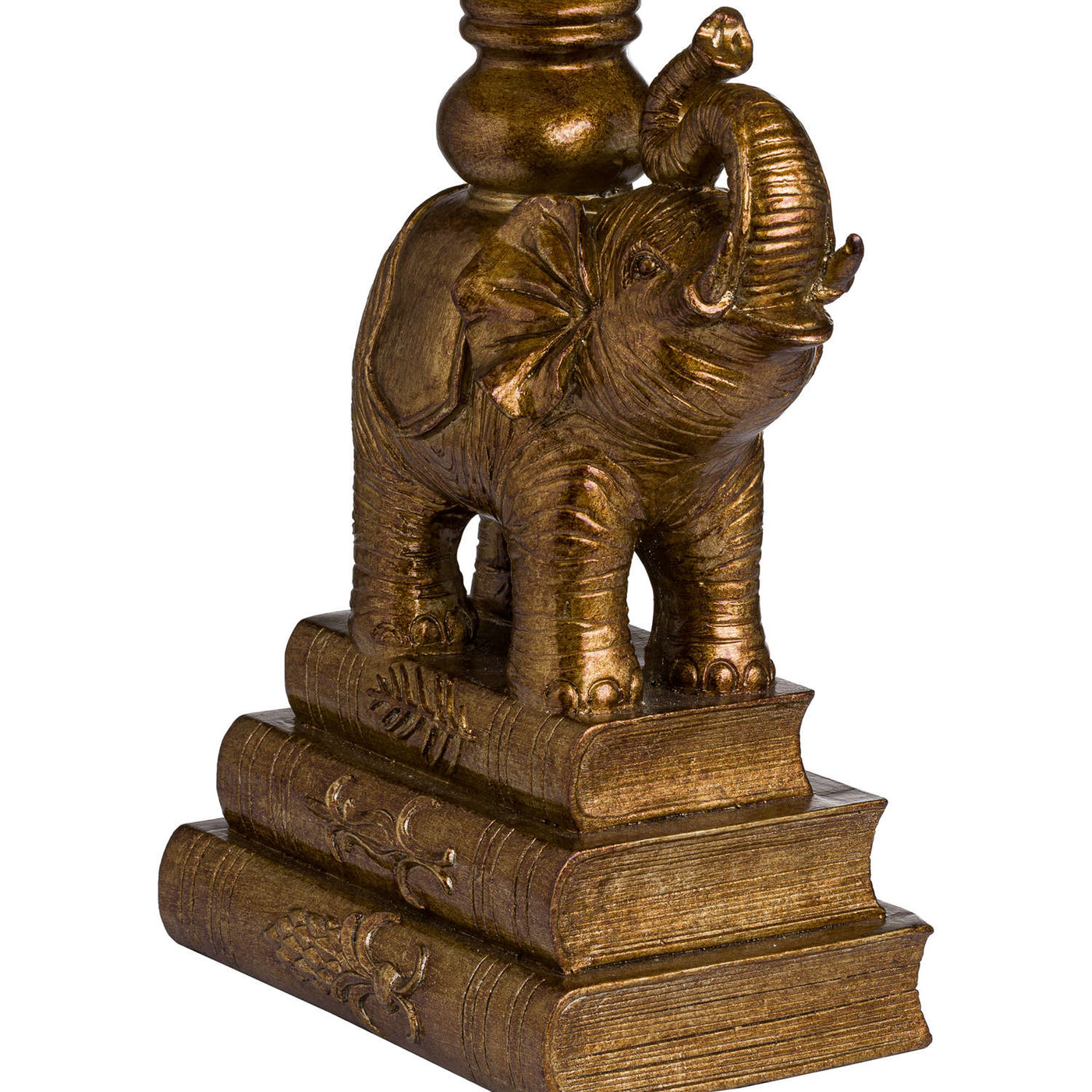 Exotica - Elephant Table Lamp Gold & Green