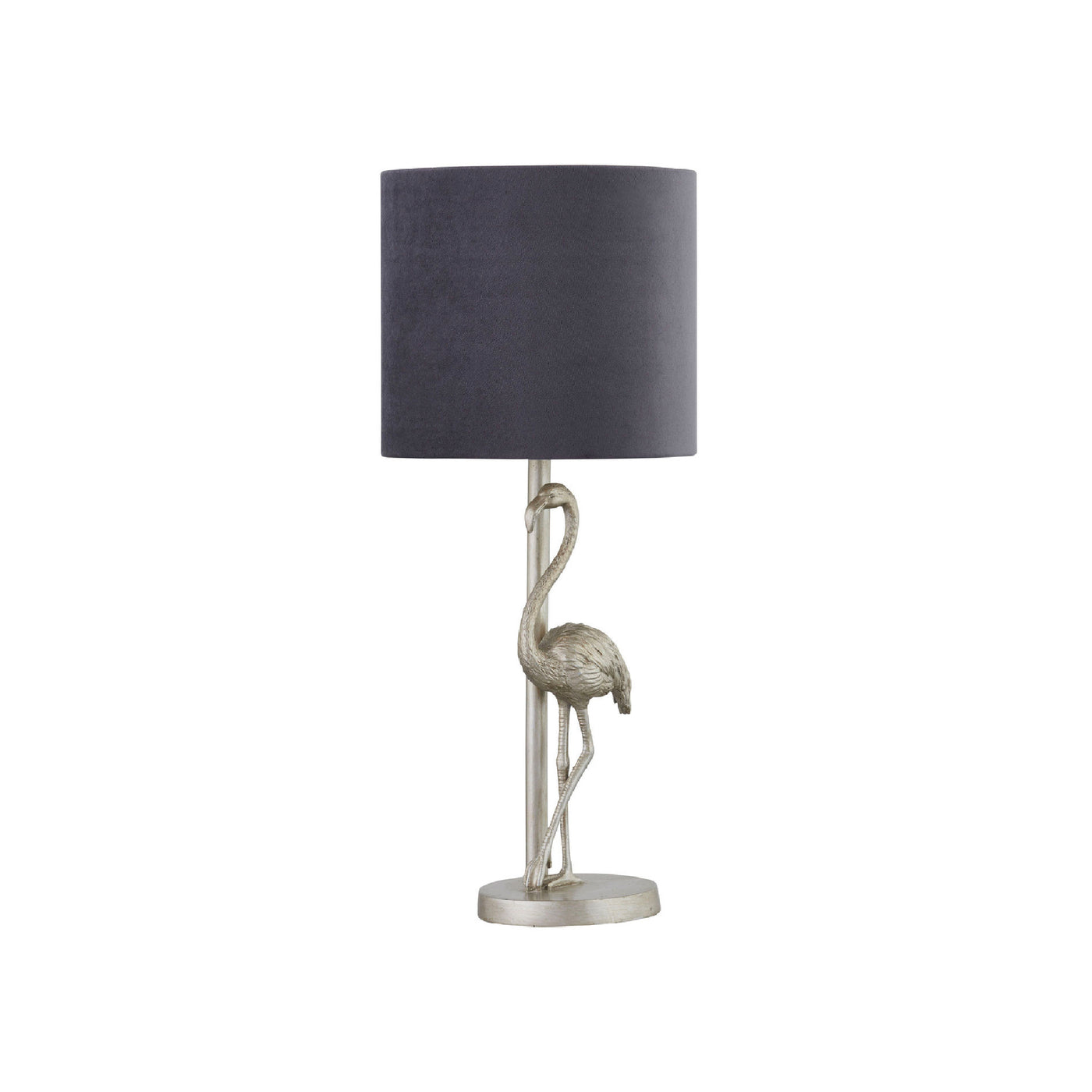 Exotica - Flamingo Table Lamp Silver & Grey
