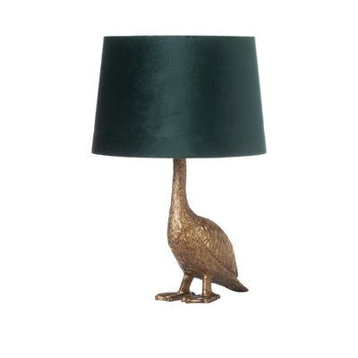 Goose - Table Lamp Gold & Emerald