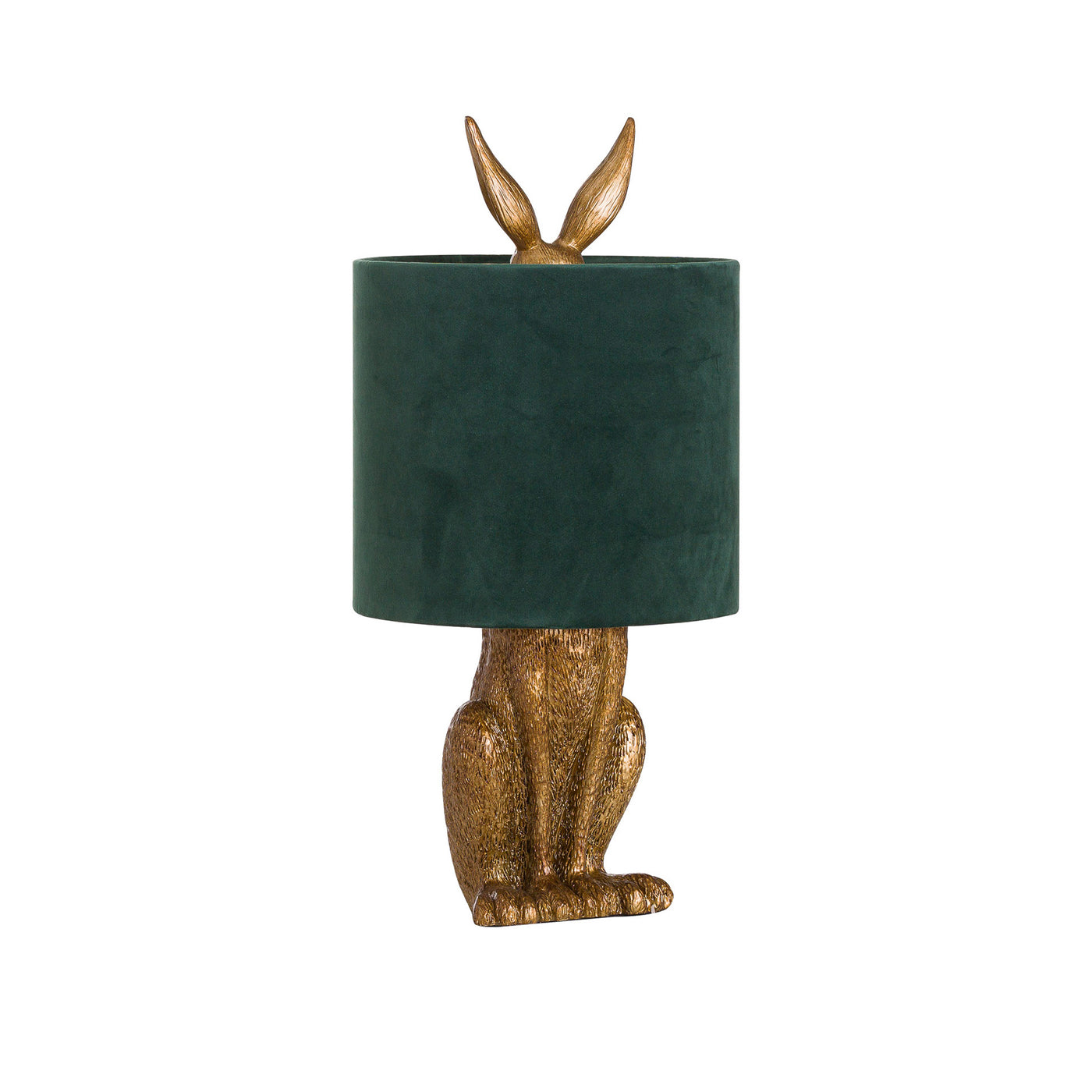 Hiding Hare - Table Lamp Gold & Green