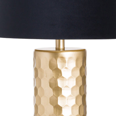 Honeycomb - Table Lamp Gold & Black