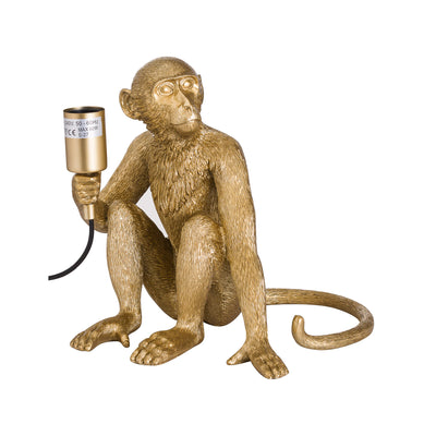 Monkey - Table Lamp Gold