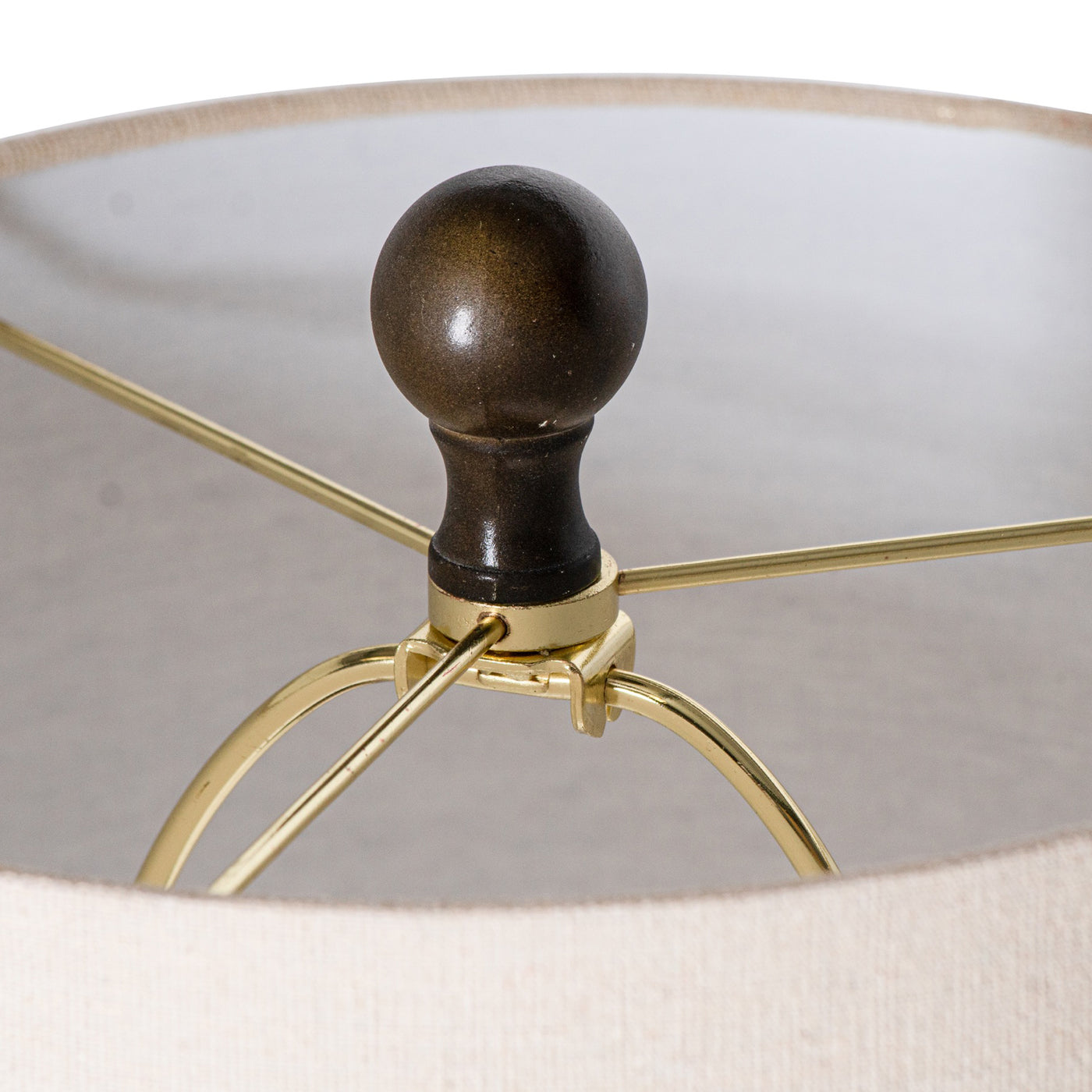 Nelson - Table Lamp Brown & Beige