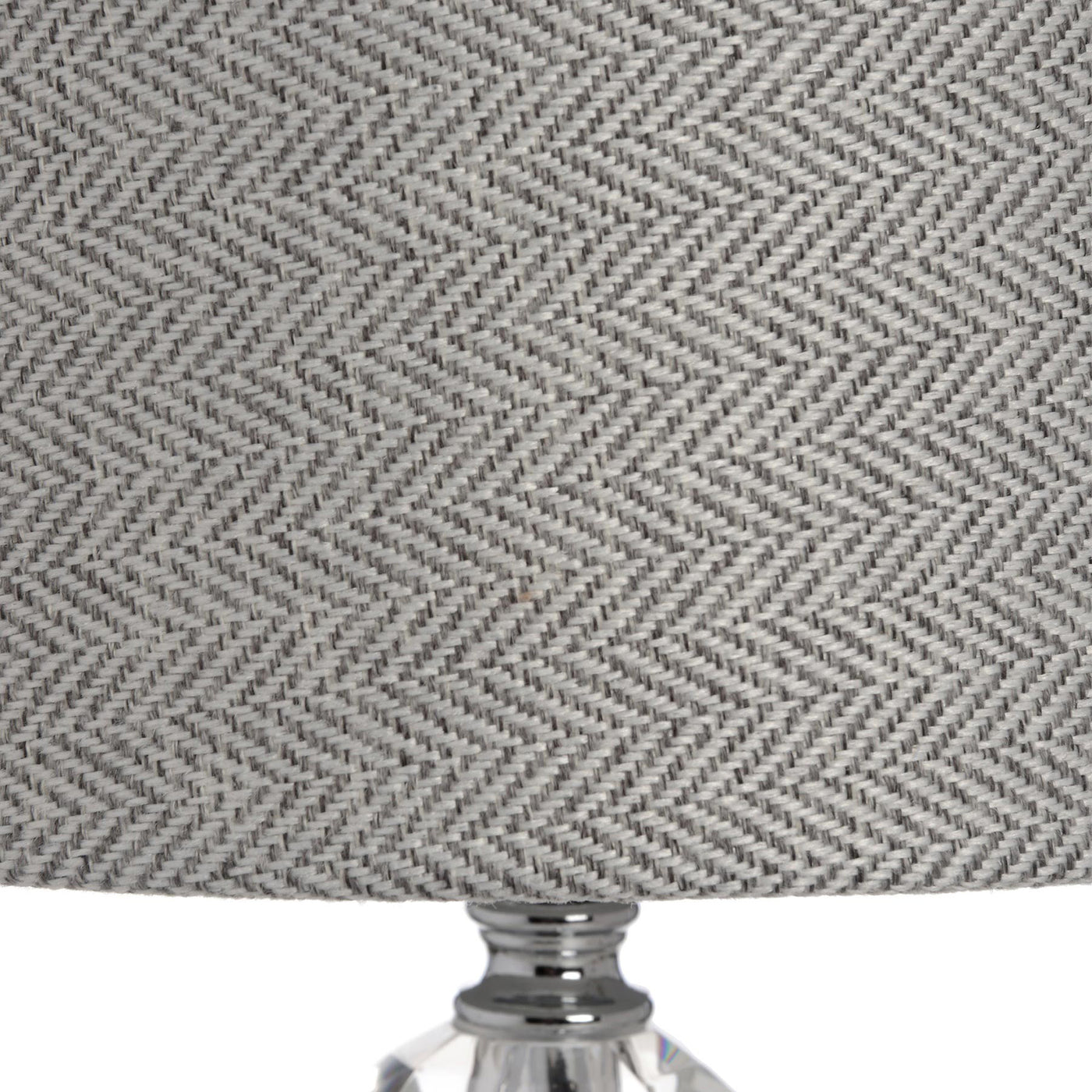 Oxford - Table Lamp Silver & Grey
