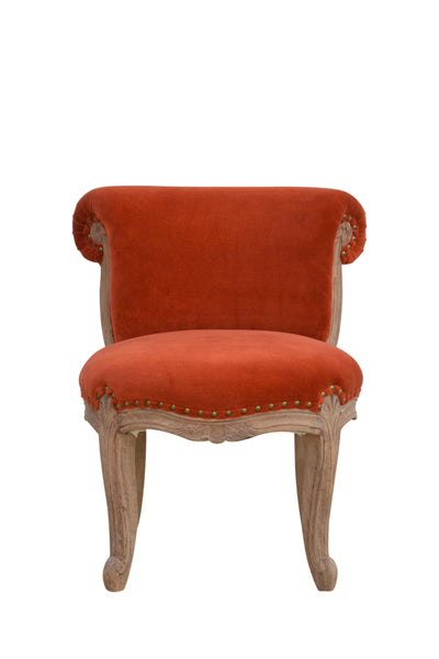 Versailles - Chair Studded Brick Red