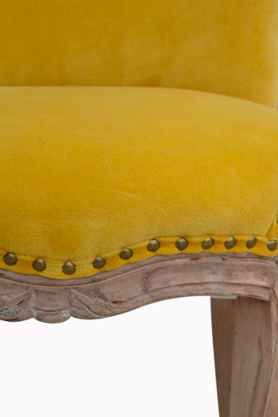 Versailles - Chair Studded Mustard