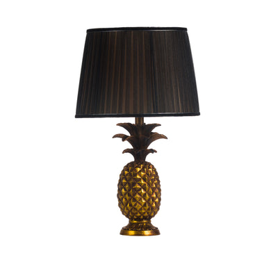 Pineapple - Table Lamp Gold & Black