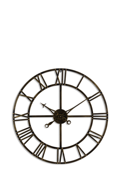 Skeleton Clock 80cm - Brass