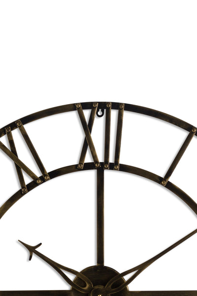 Skeleton Clock 80cm - Brass