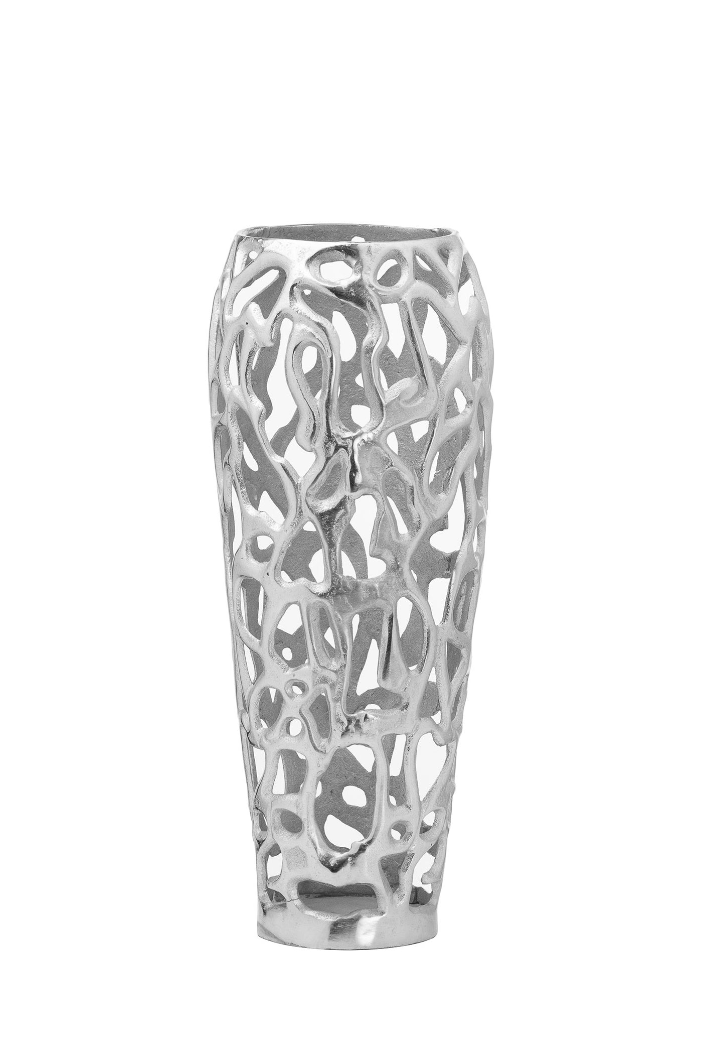 Vase Abstract - Silver
