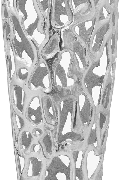 Vase Abstract - Silver
